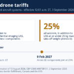 Section 232 Drone Tariffs: 100% US Duty Live From Sept 3